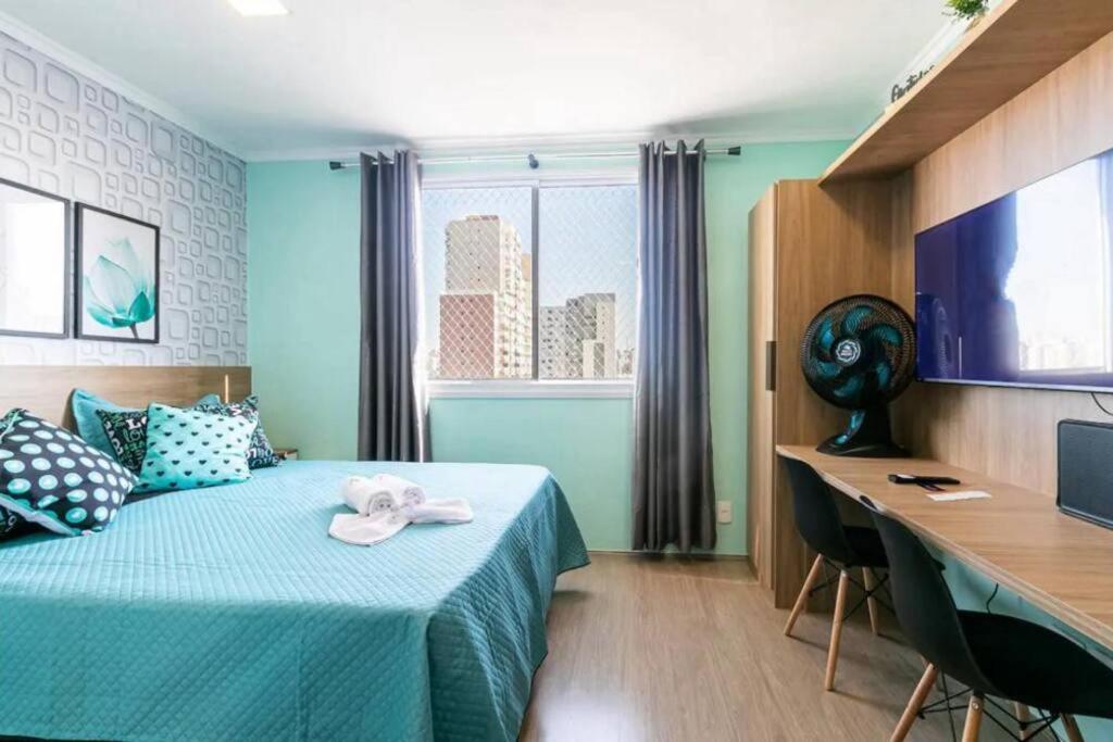 Novo Studio Zafira Metro Bras C/ Piscina Sao Paulo Bagian luar foto